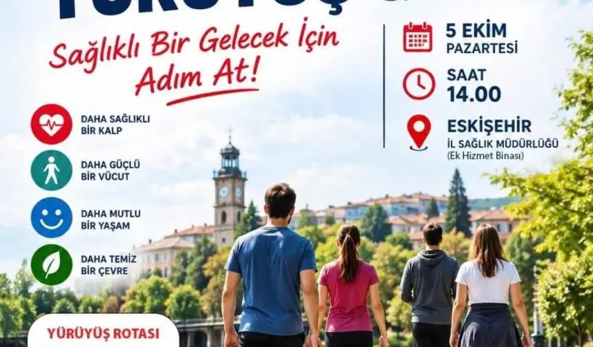 Eskişehir'de yürüyüş etkinliği düzenlenecek