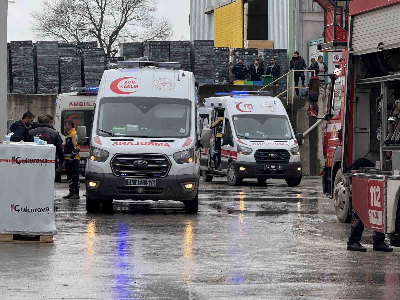 Sakarya’da Yalıtım Fabrikasında Korkutan Yangın1