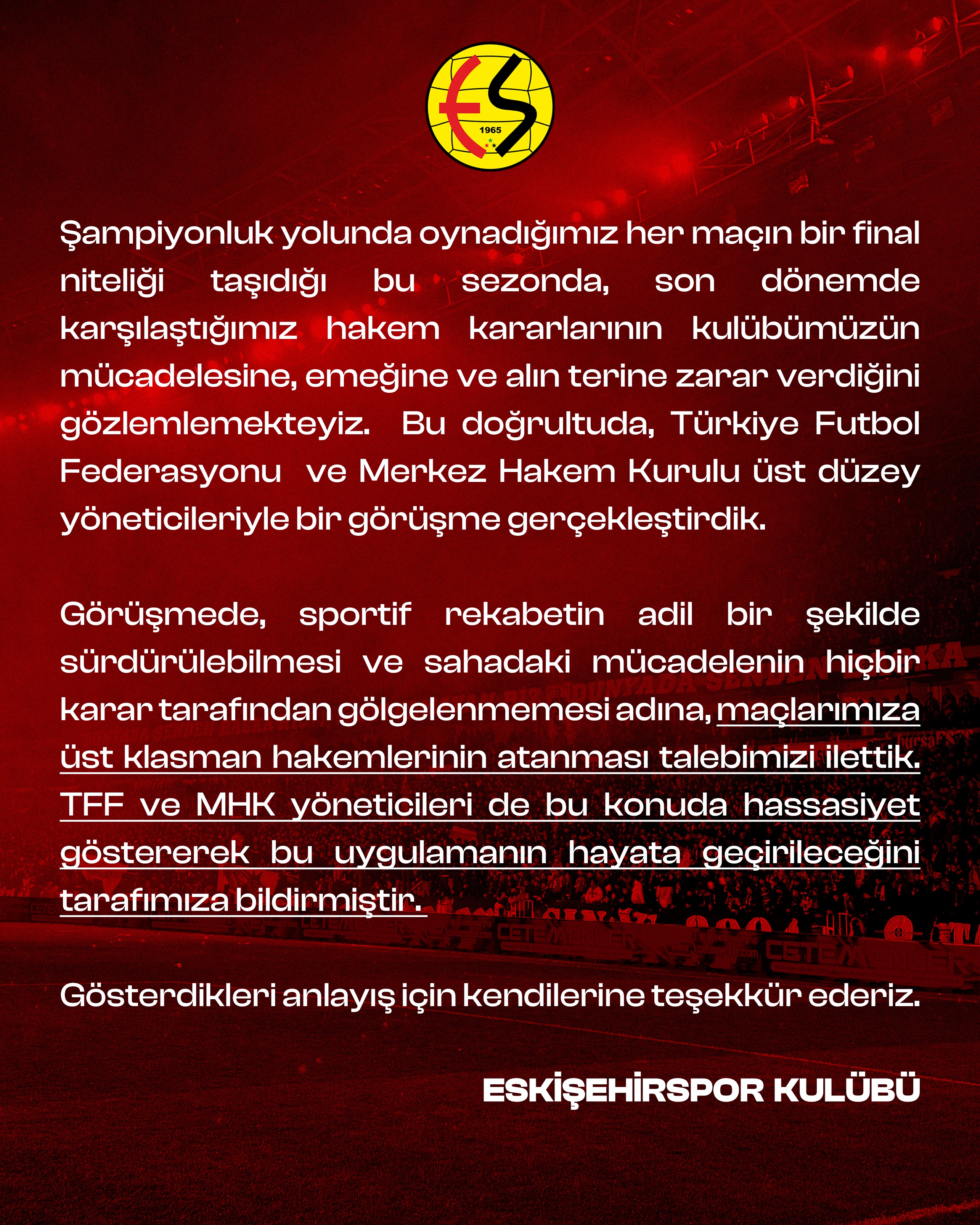 Eskişehirspor Yönetimi, İstanbul'da Tff Ve Mhk Yöneticileriyle Görüştü2