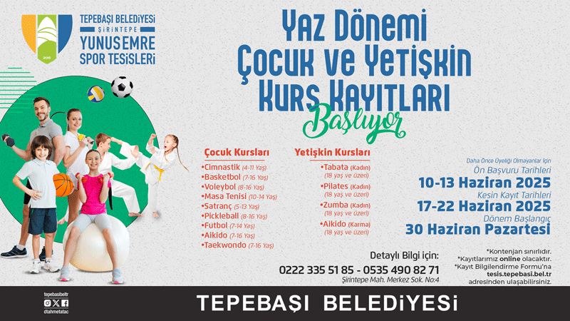 Salon Sporları İçin Kayıtlar Başlıyor