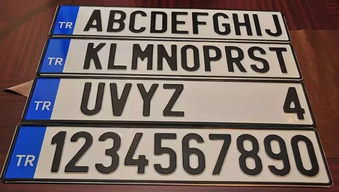 Araba plaka basım ücretine zam