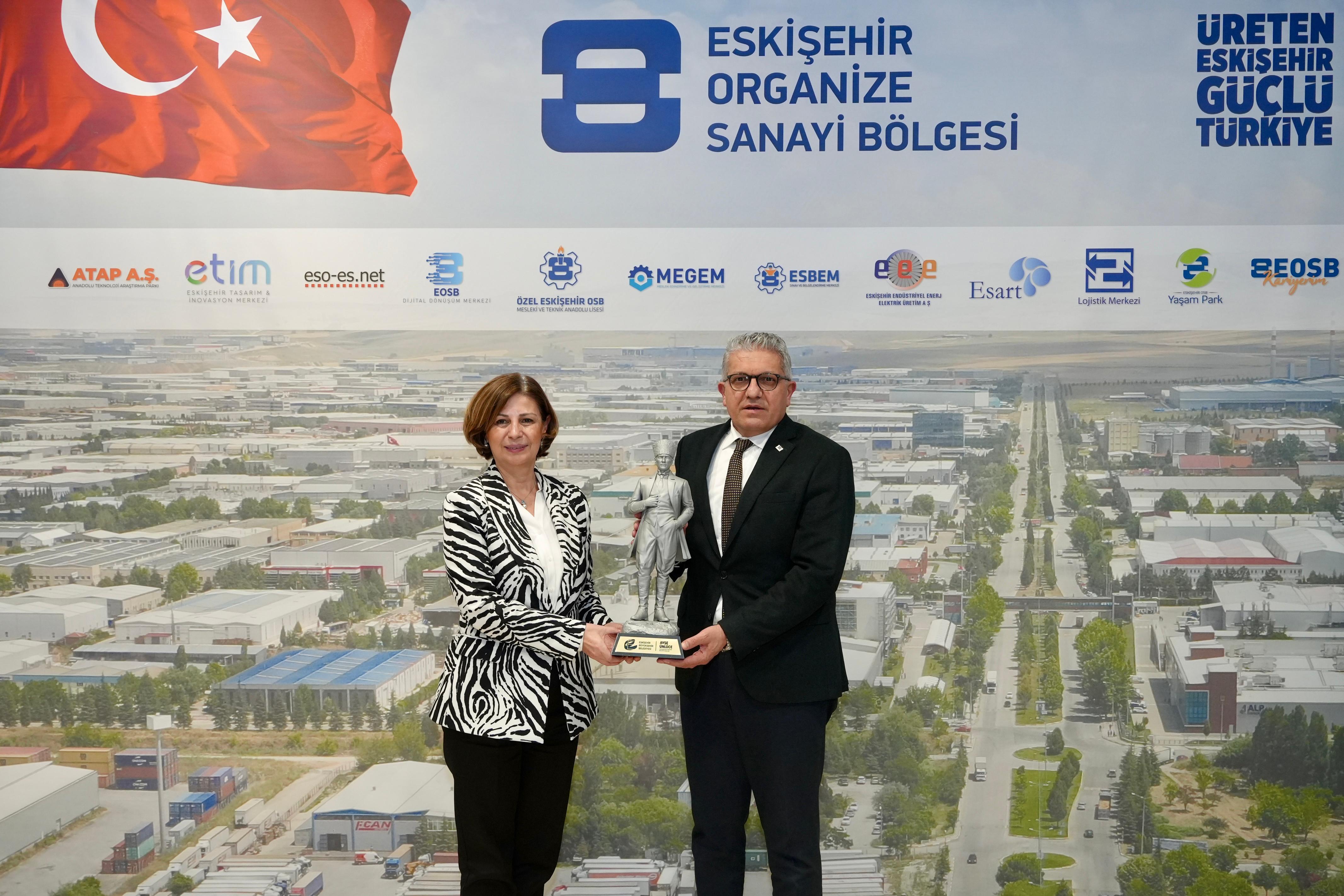 Başkan Ayşe Ünlüce’den Eosb’ye Zi̇yaret (6)