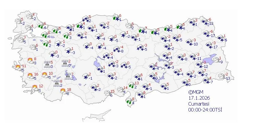 Kar Yagisi Uyarısı 