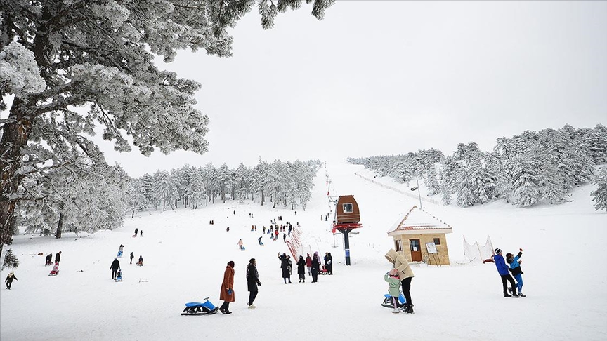 Murat Dağı Kayak Merkezi’nde Kar Seviyesi 
