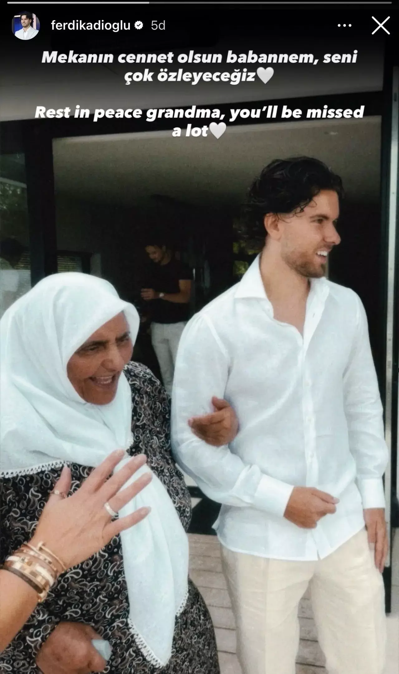 Ferdi Kadıoğlu'nun acı günü: 'Seni çok özleyeceğiz' mesajıyla duyurdu