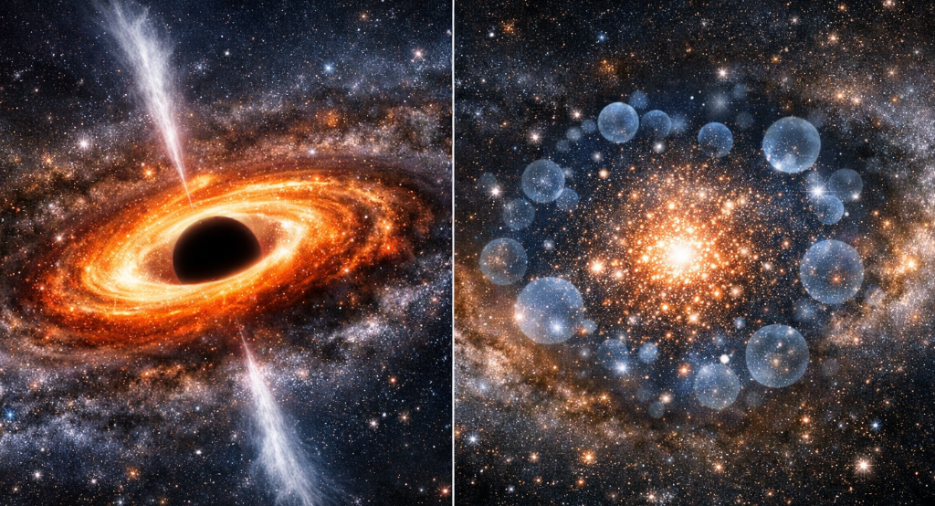 Samanyolu galaksisinin merkezinde ne var?