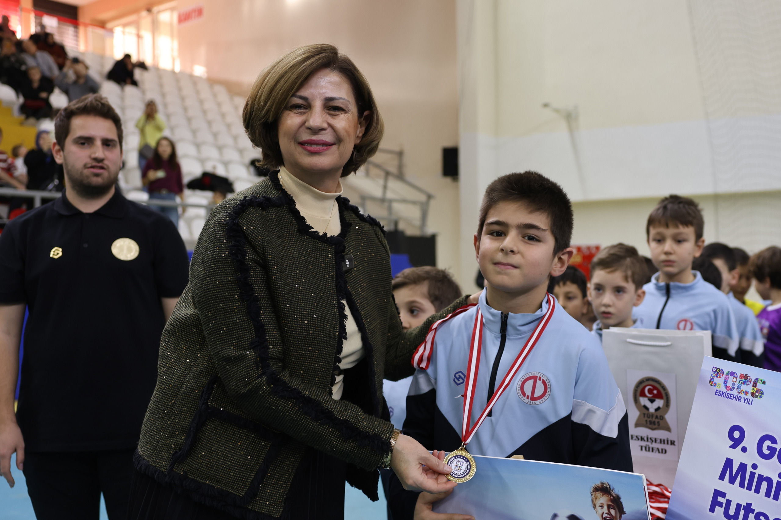 Mi̇ni̇k Yürekler Sahaya İndi̇, Sporun Coşkusu Zi̇rveye Taşti (3)