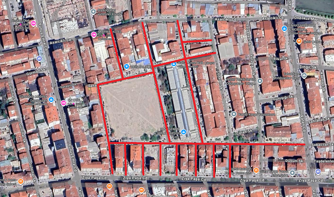 Bazi Sokaklar Geçi̇ci̇ Olarak Trafi̇ğe Kapatilacak