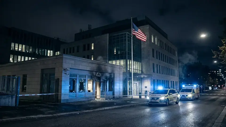 OSLO BÜYÜKELÇİLİKTE PATLAMA