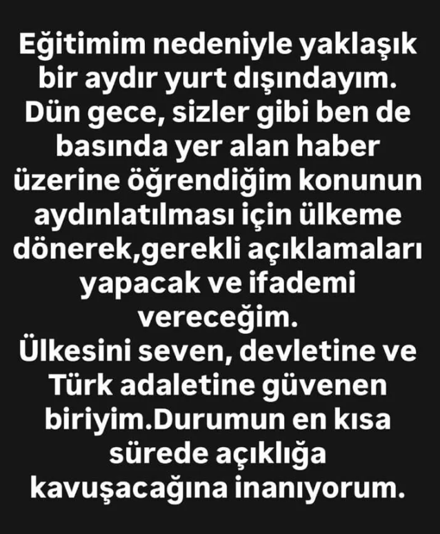 Hande Erçel’den Gözaltı Sonrası İlk Açıklama!