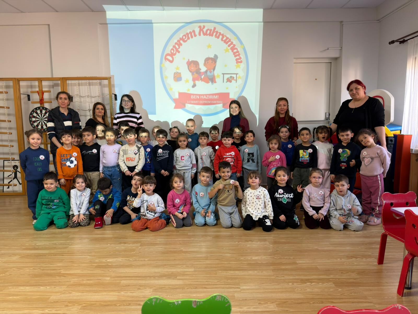 Mi̇ni̇kler Depreme Karşi Bi̇li̇nçleni̇yor (1)