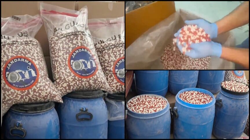 Milyonlarca Uyuşturucu Hap Ele Geçirildi!
