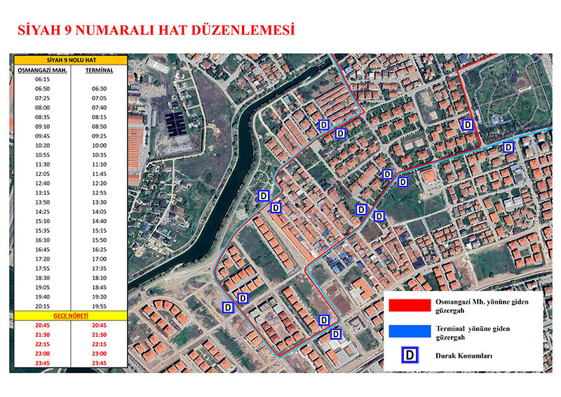 Üç Otobüs Hattinda Güzergâh Deği̇şi̇kli̇ği̇ (4)