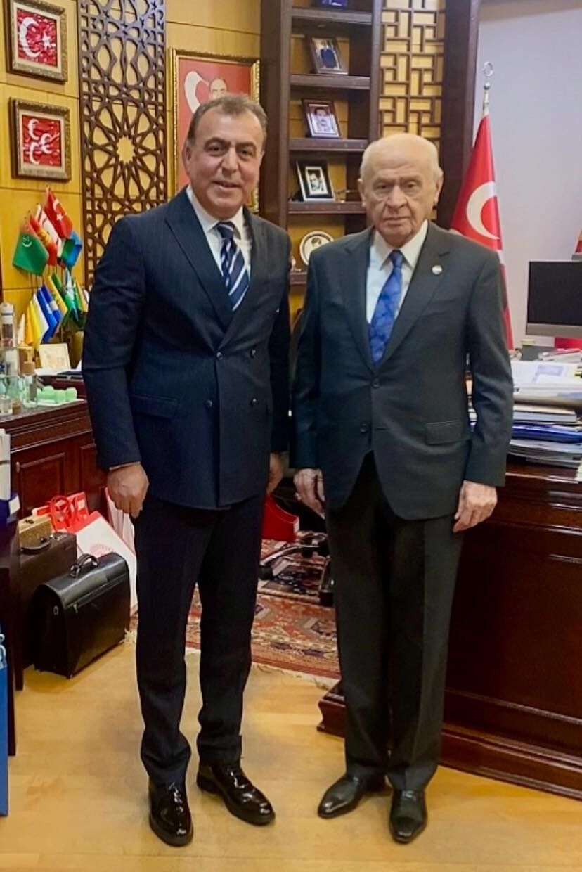 Ayhan Sezer ve Devlet Bahçeli 