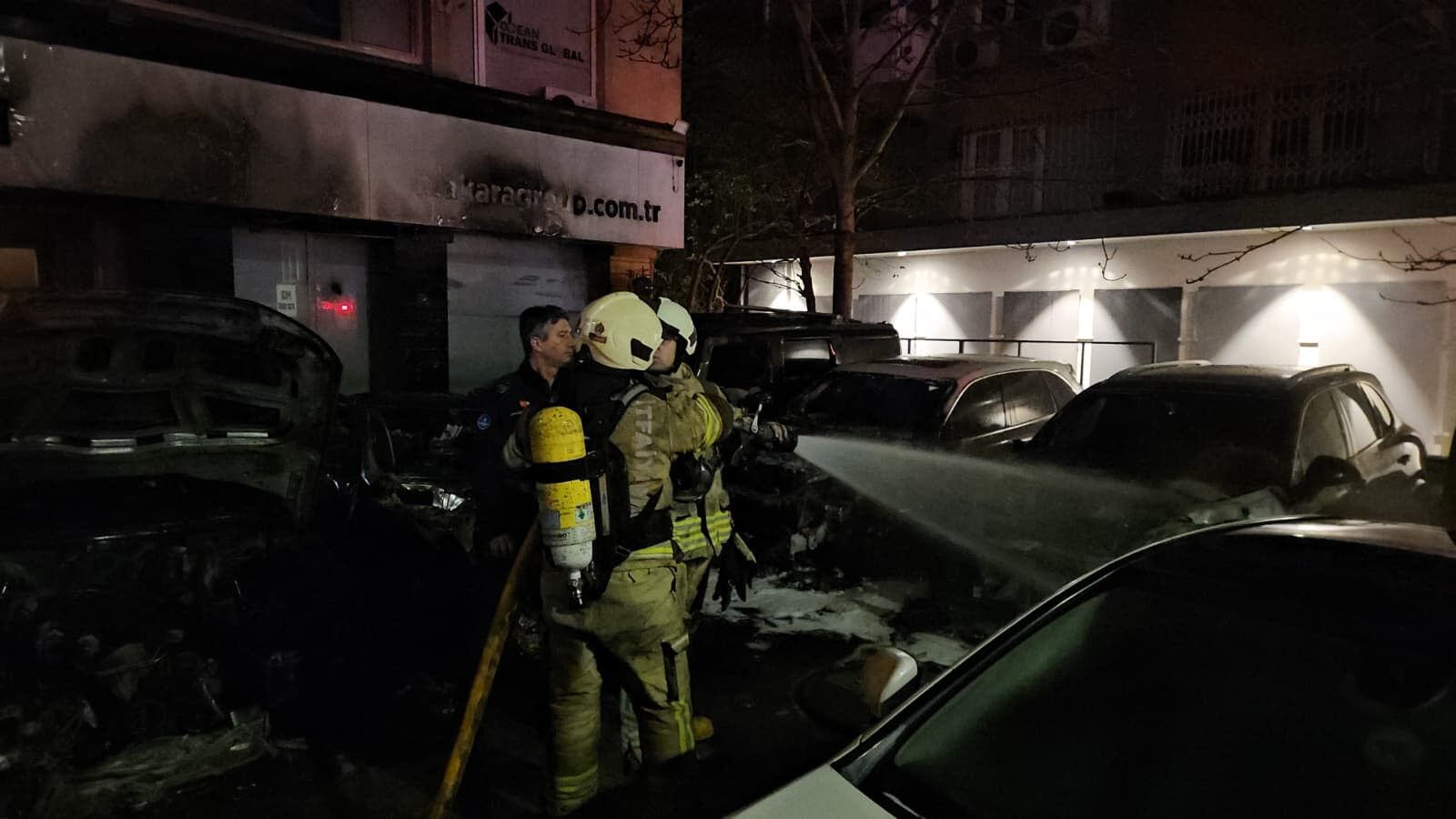 Beşiktaş'ta yangın