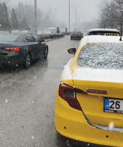 Eskişehir'de Kar Yağışı