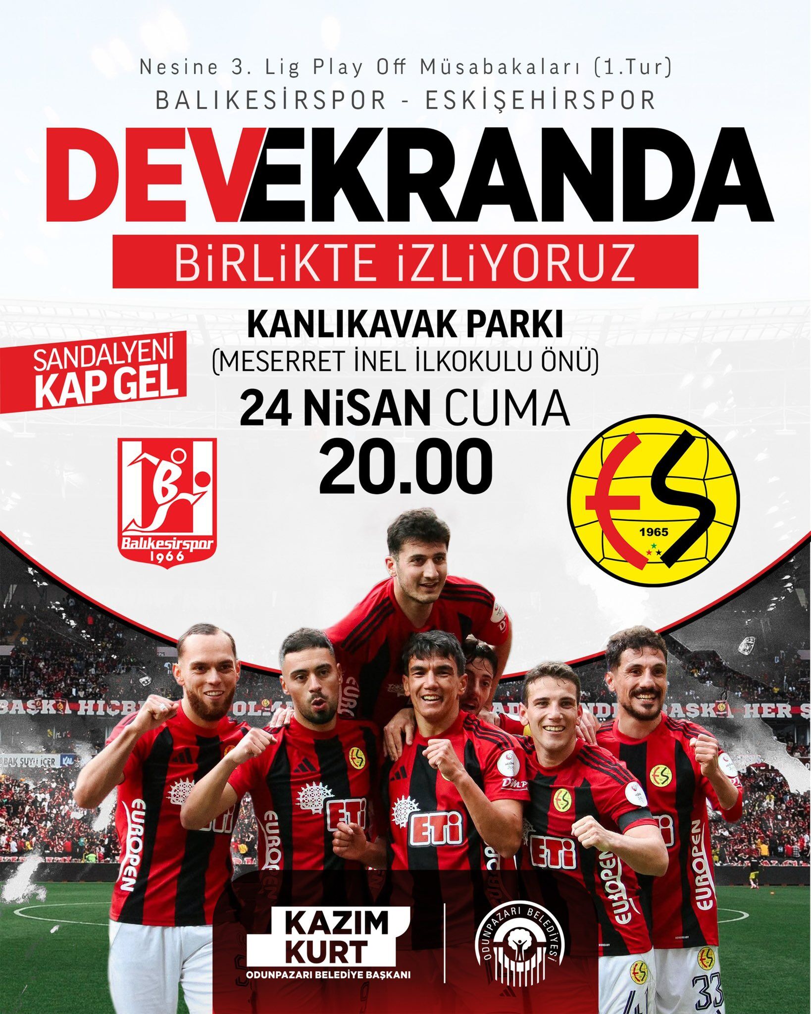 Balıkesirspor Maçı Kanlıkavakta 