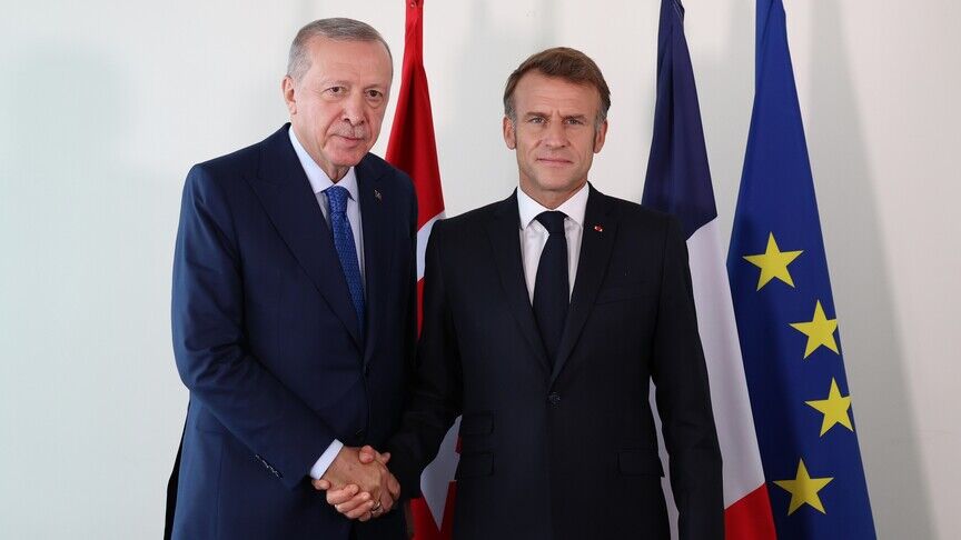 Recep Tayyip Erdoğan ve Macron