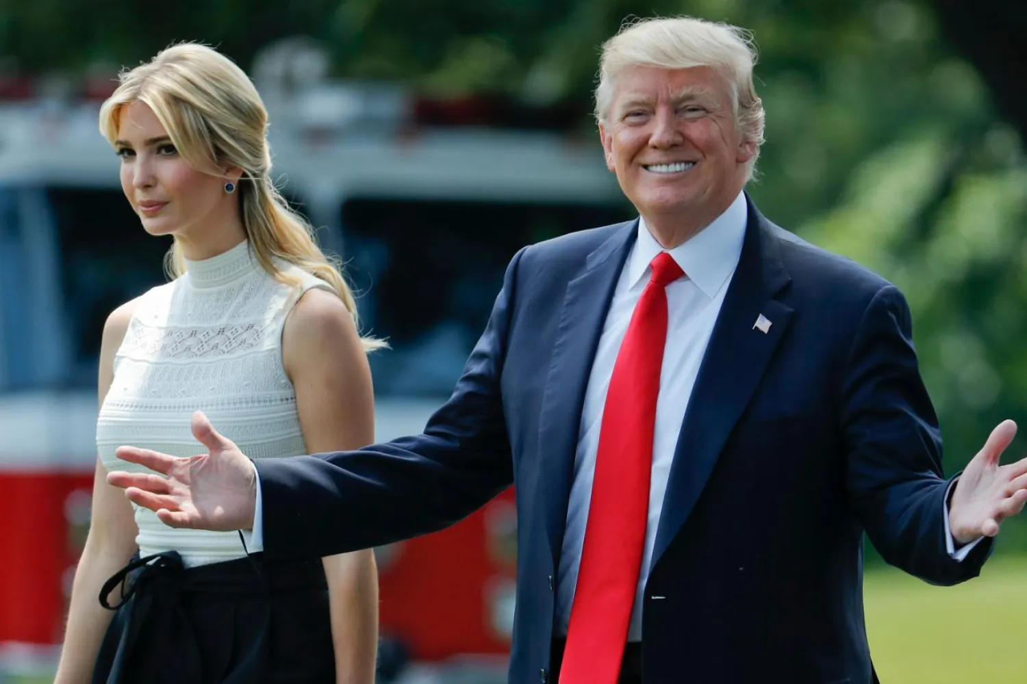 Trump ve kızı