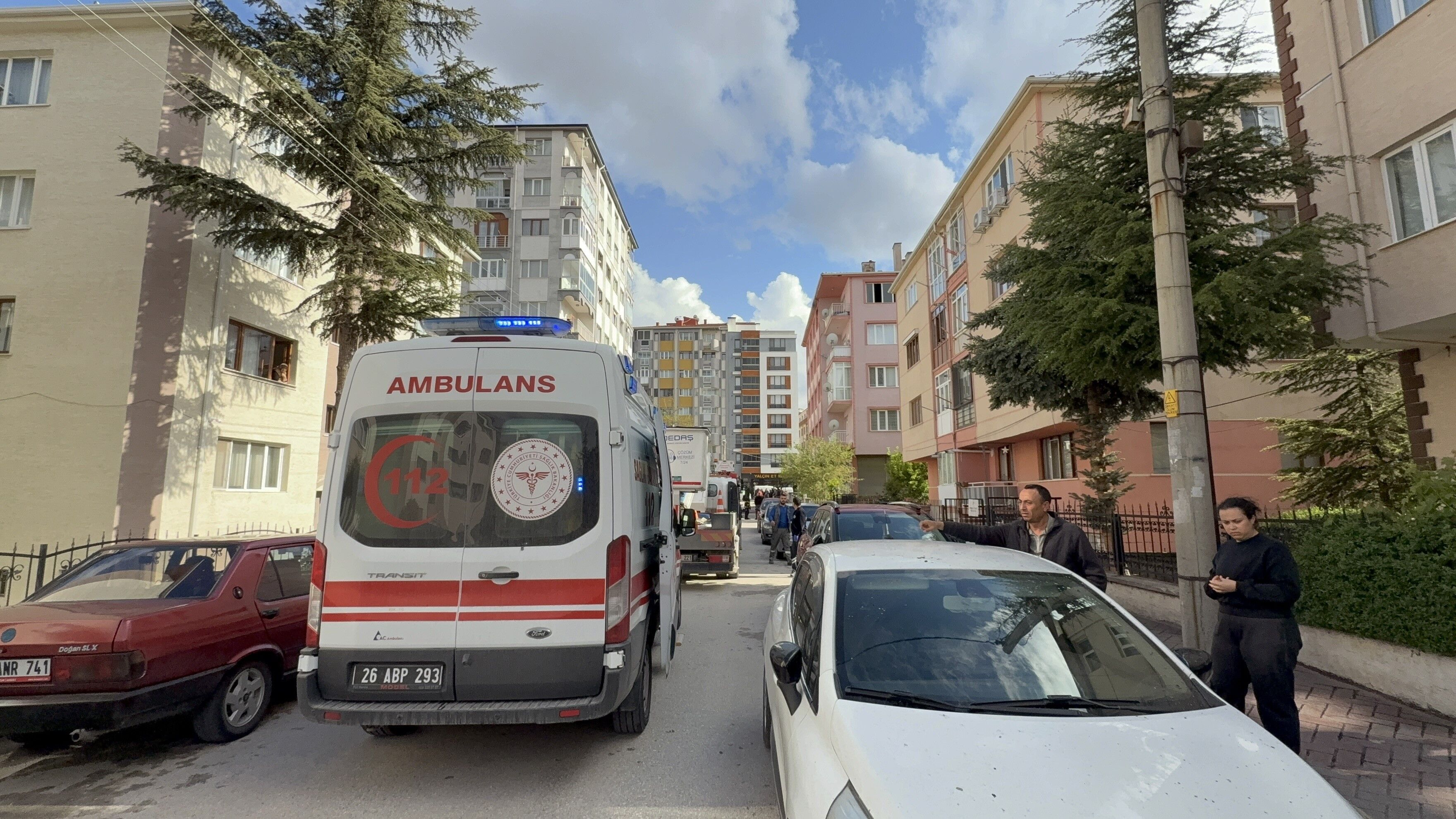 Gökmeydan'da yangın