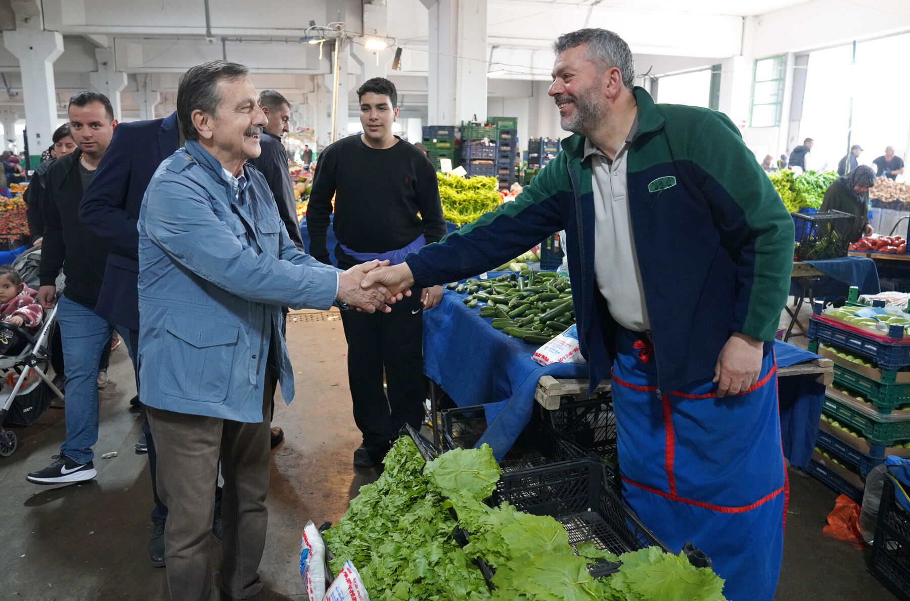 BAŞKAN ATAÇ PAZAR'DA