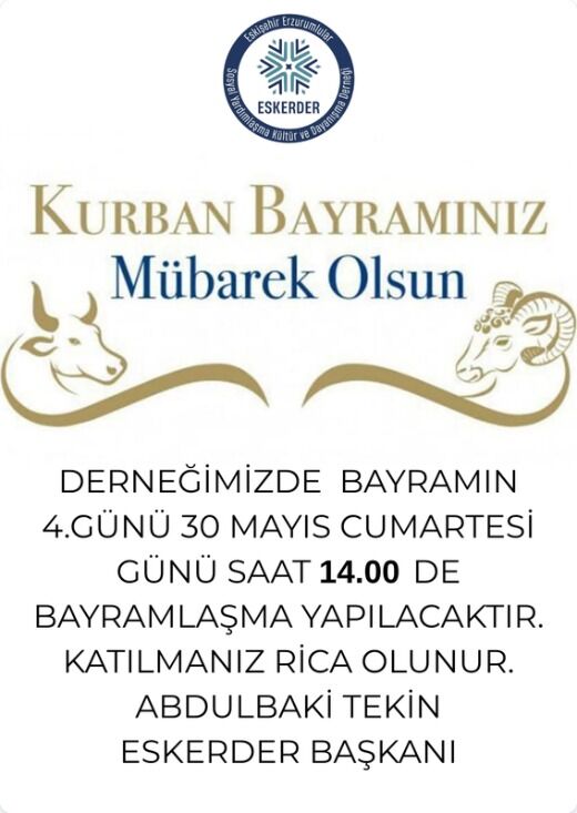 ESKERDER Bayramlaşma