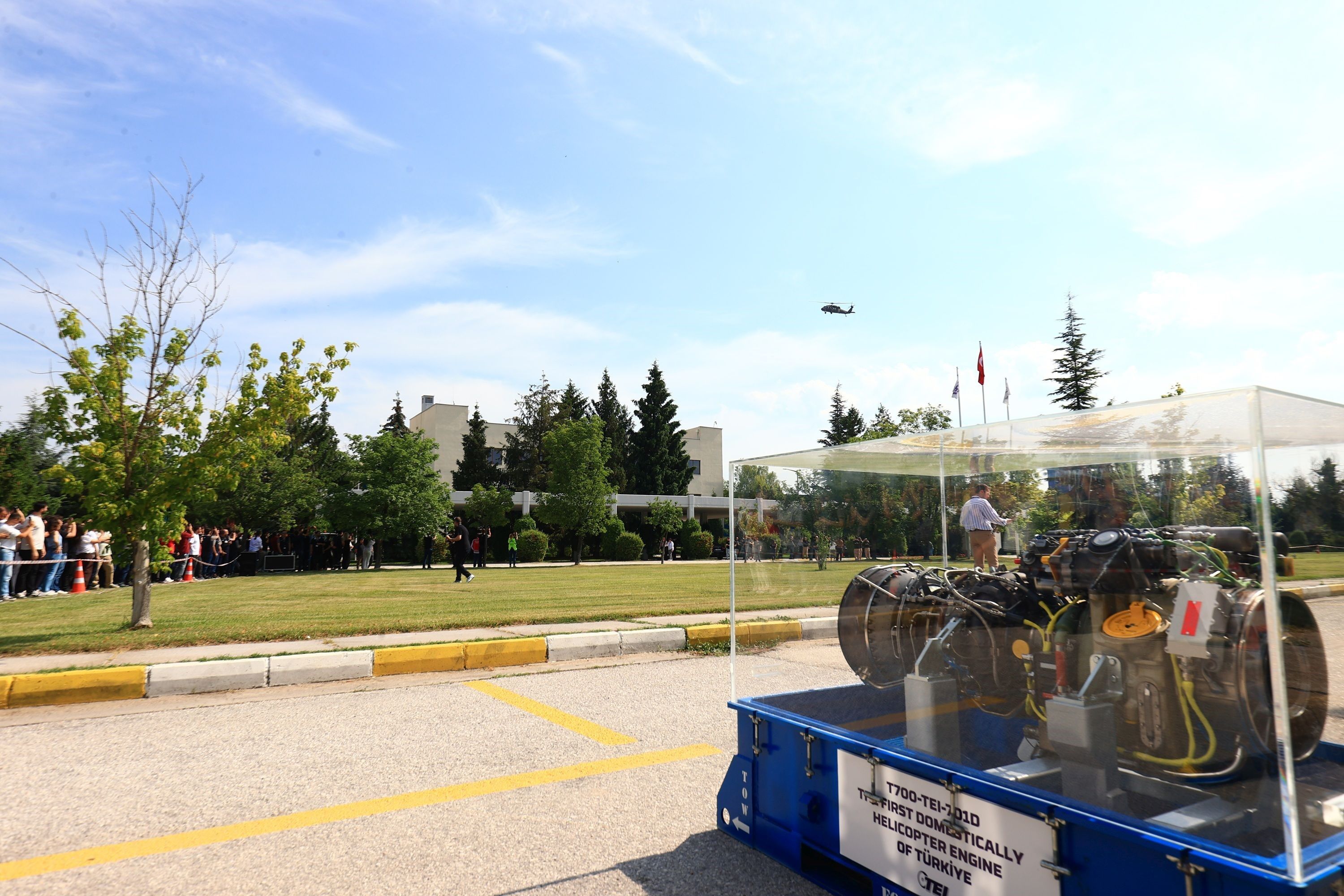 Jandarma'dan TEI'ye selam