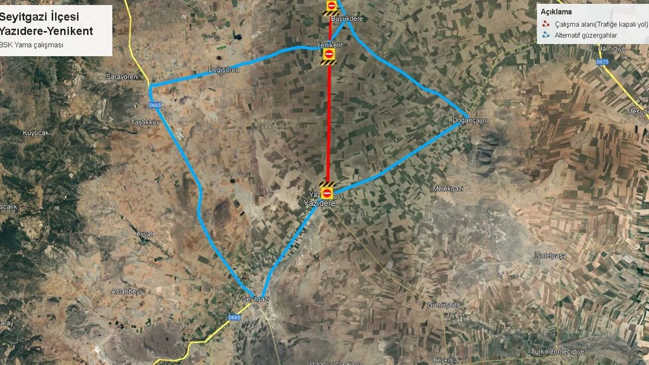 Yazıdere-Yenikent bağlantı yolu