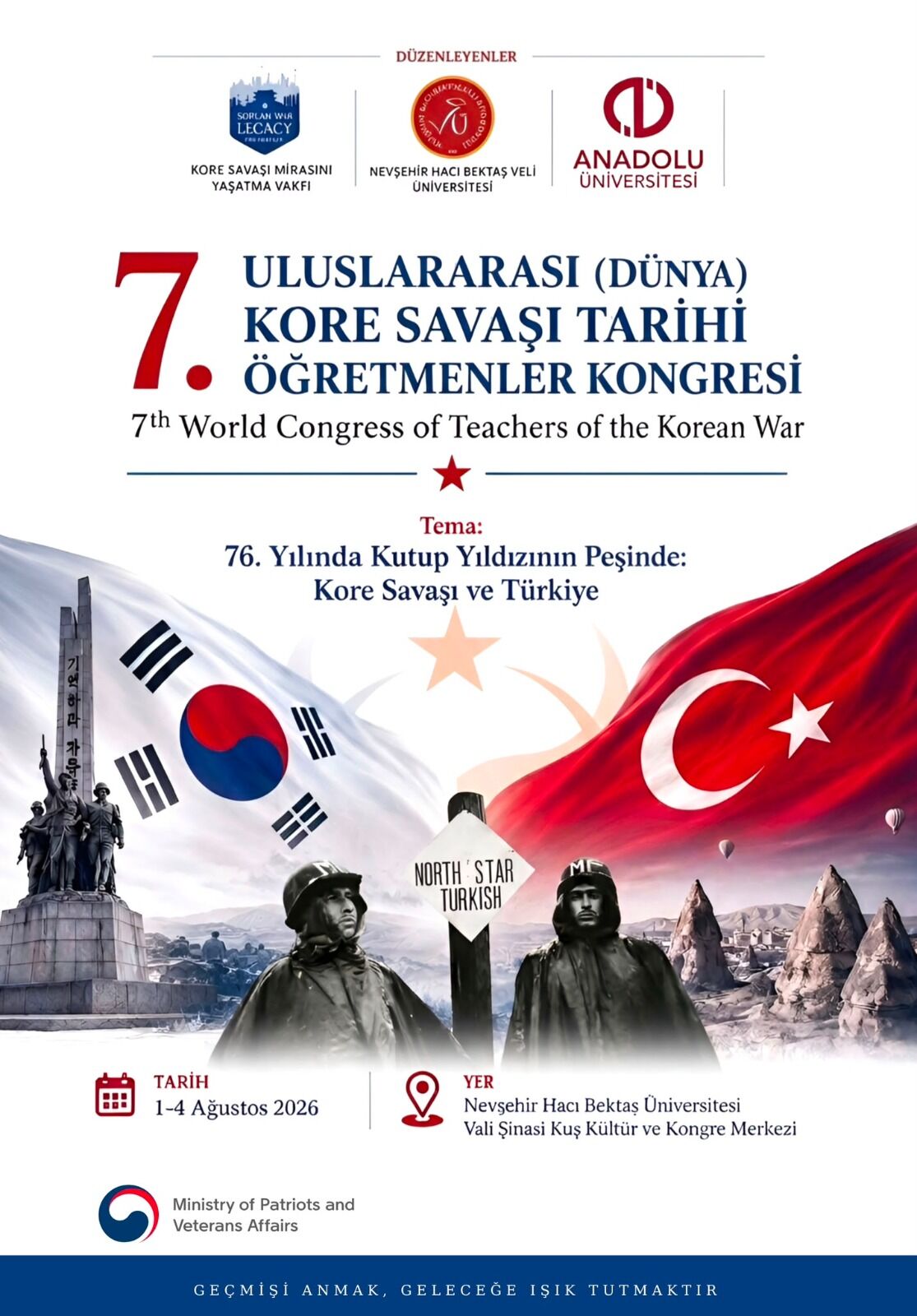 7. Uluslararası Kore Savaşı Tarihi Öğretmenler Kongresi
