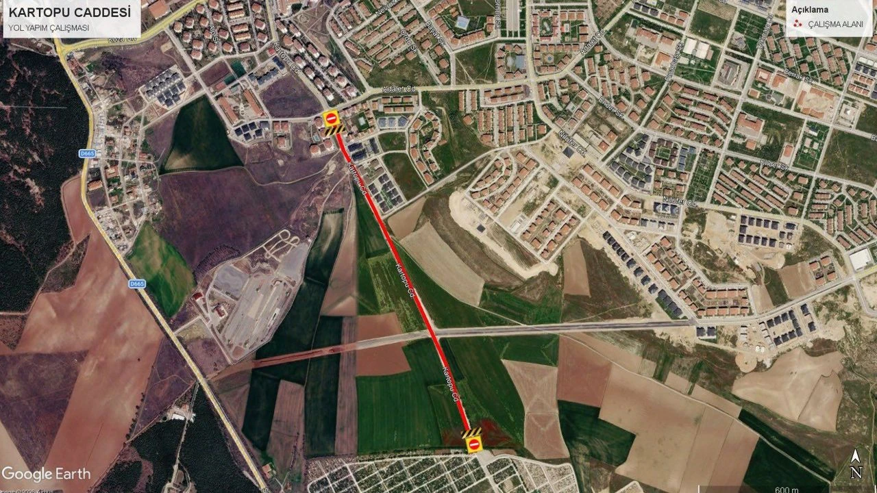 Kartopu Caddesi Yol Bakım