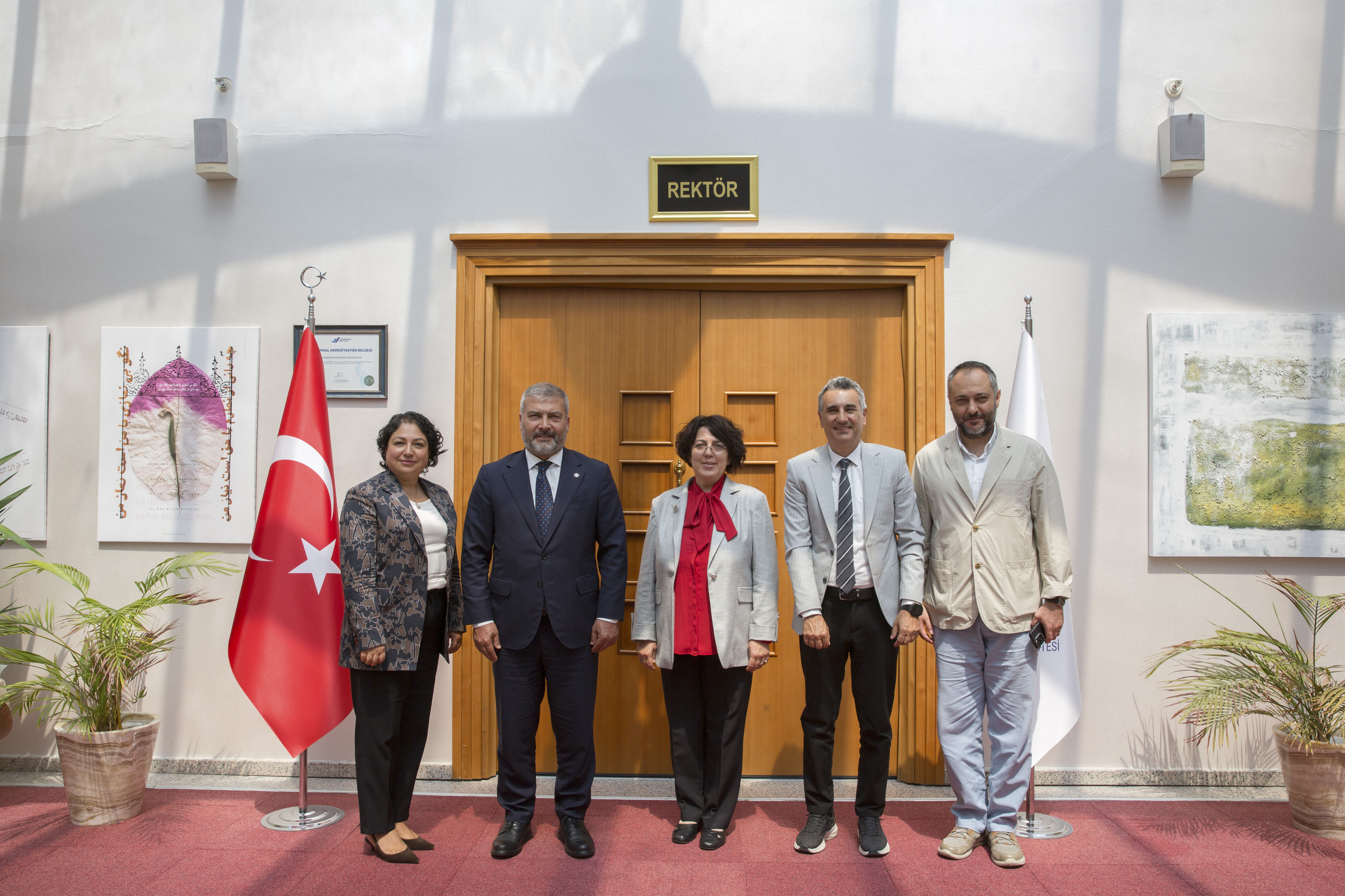 Rektör Adıgüzelden Rektör Gümüşsoy'a Ziyaret