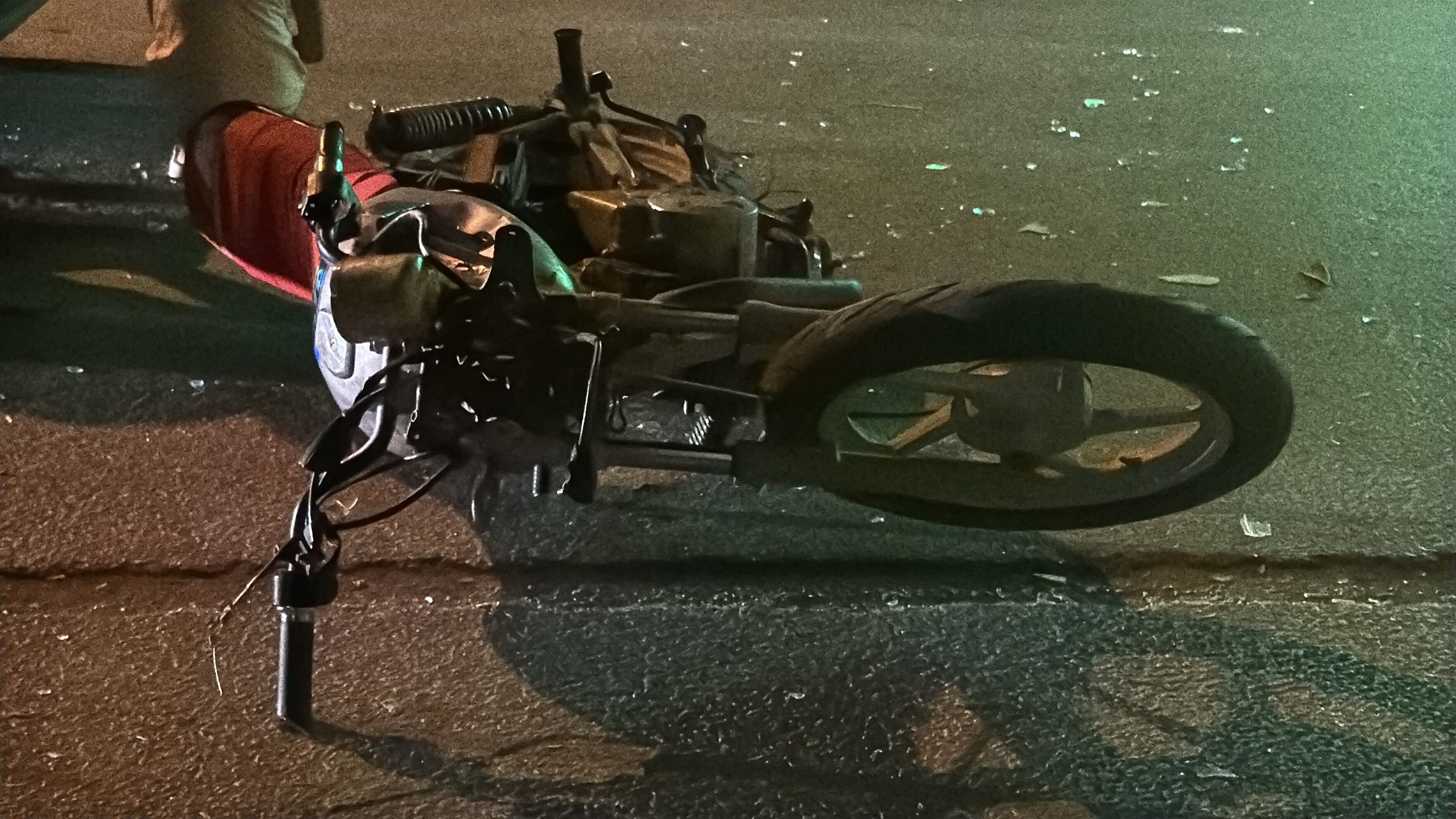 Çarpışan Motosiklet