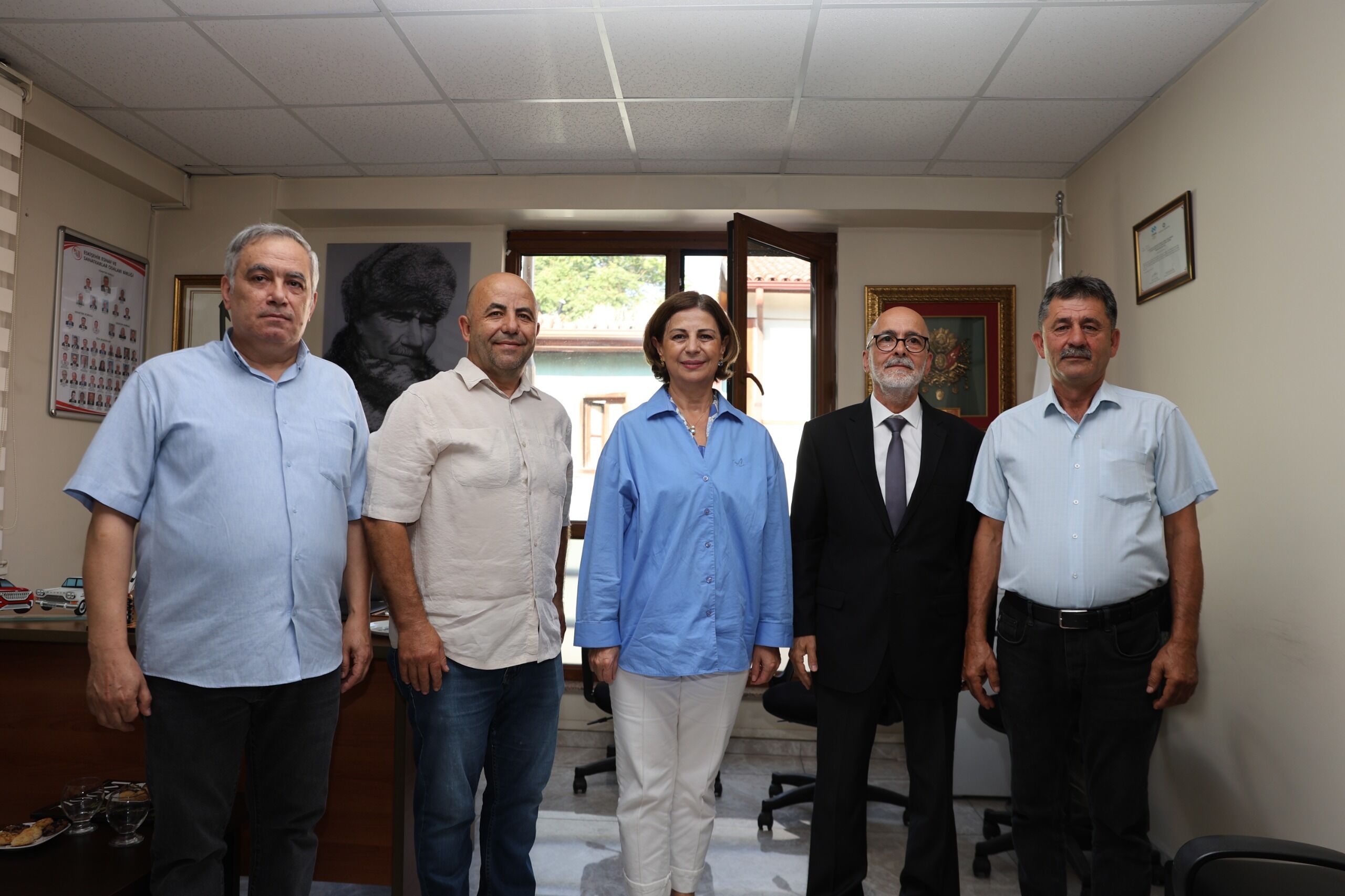 Başkan Ünlüce, Esnaf Odalarini Zi̇yaret Etmeyi̇ Sürdürüyor (7)
