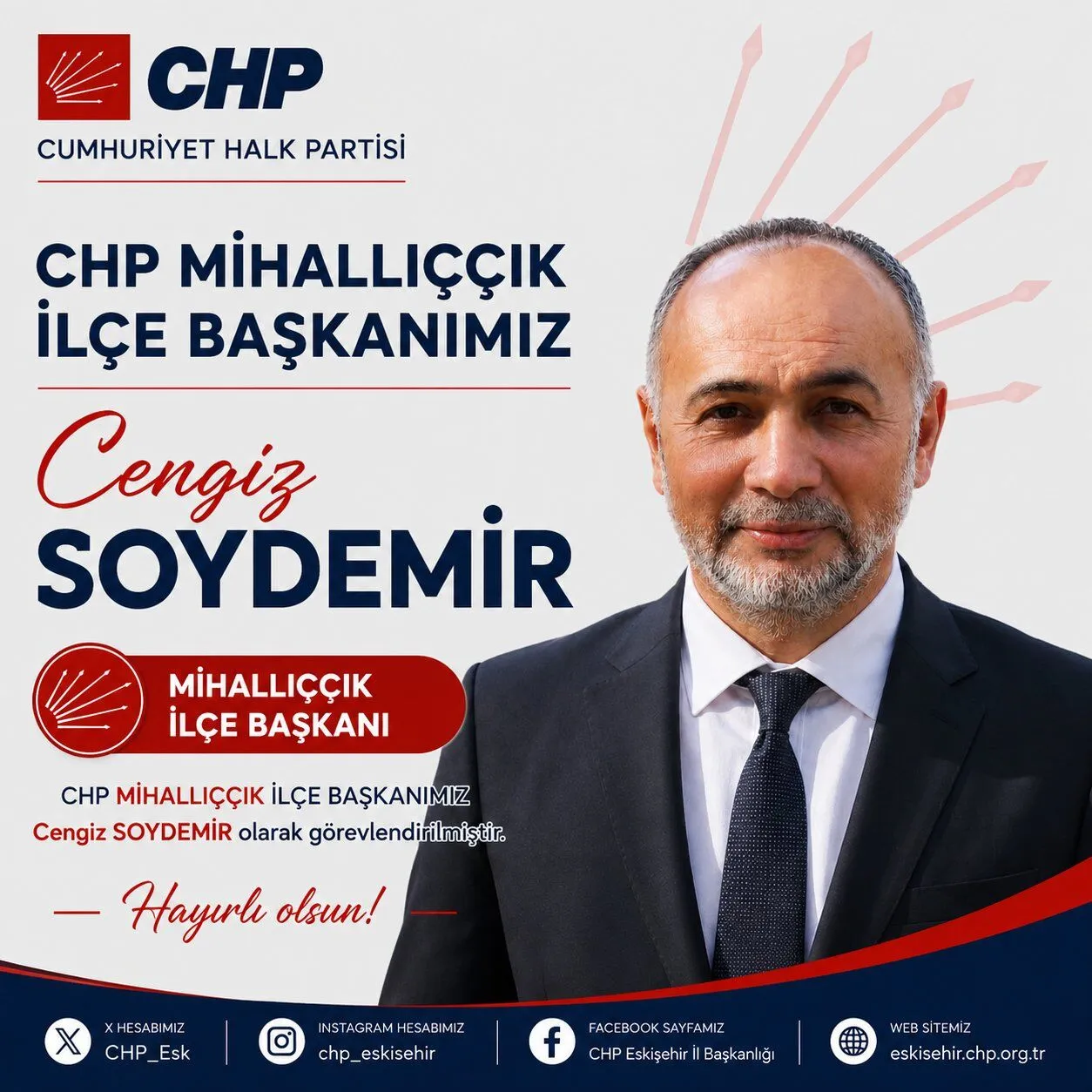 CHP Mihallıççık İlçe Başkanı