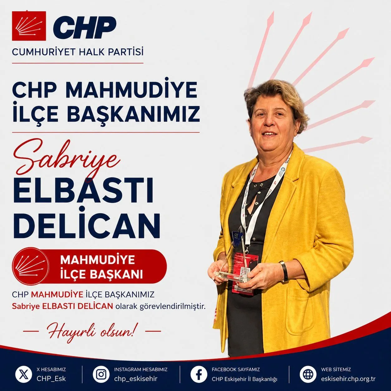 CHP Mahmudiye İlçe Başkanı