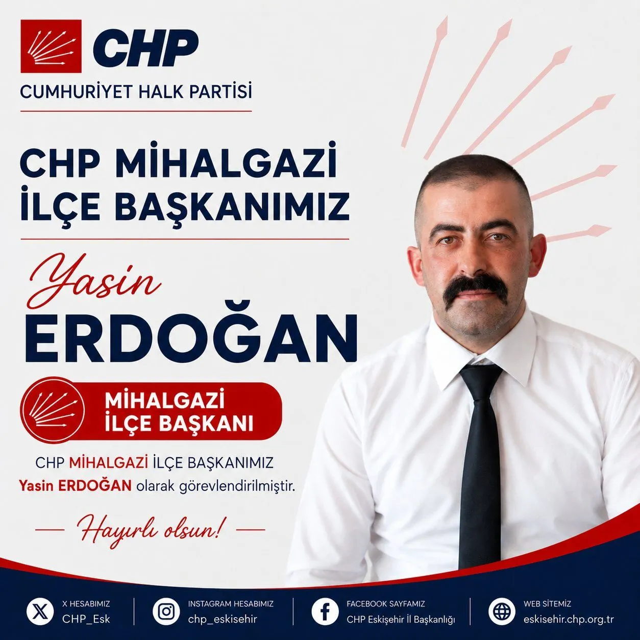 CHP Mihalgazi İlçe Başkanı