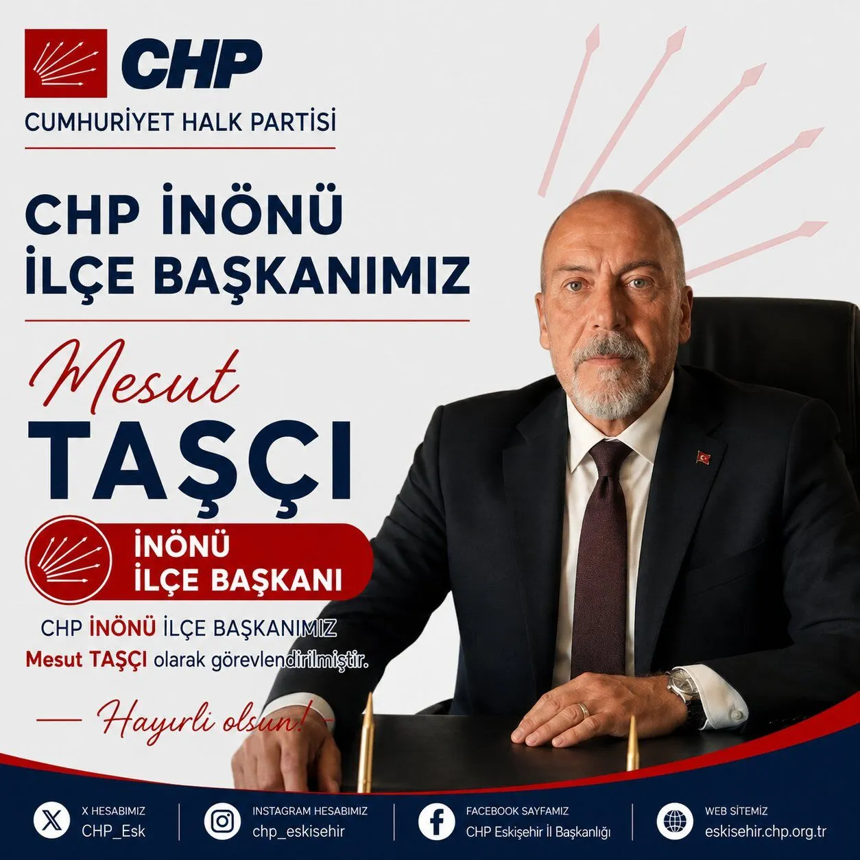 CHP İnönü İlçe Başkanı