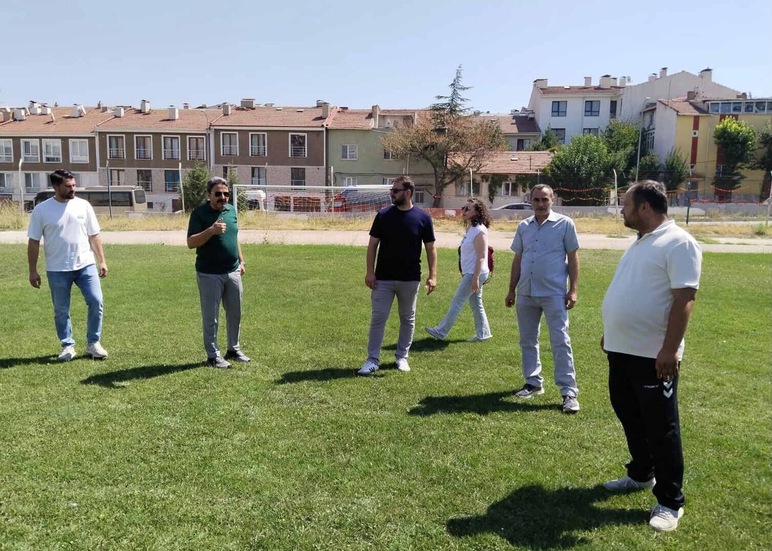 Hasan Kalın sahayı inceledi