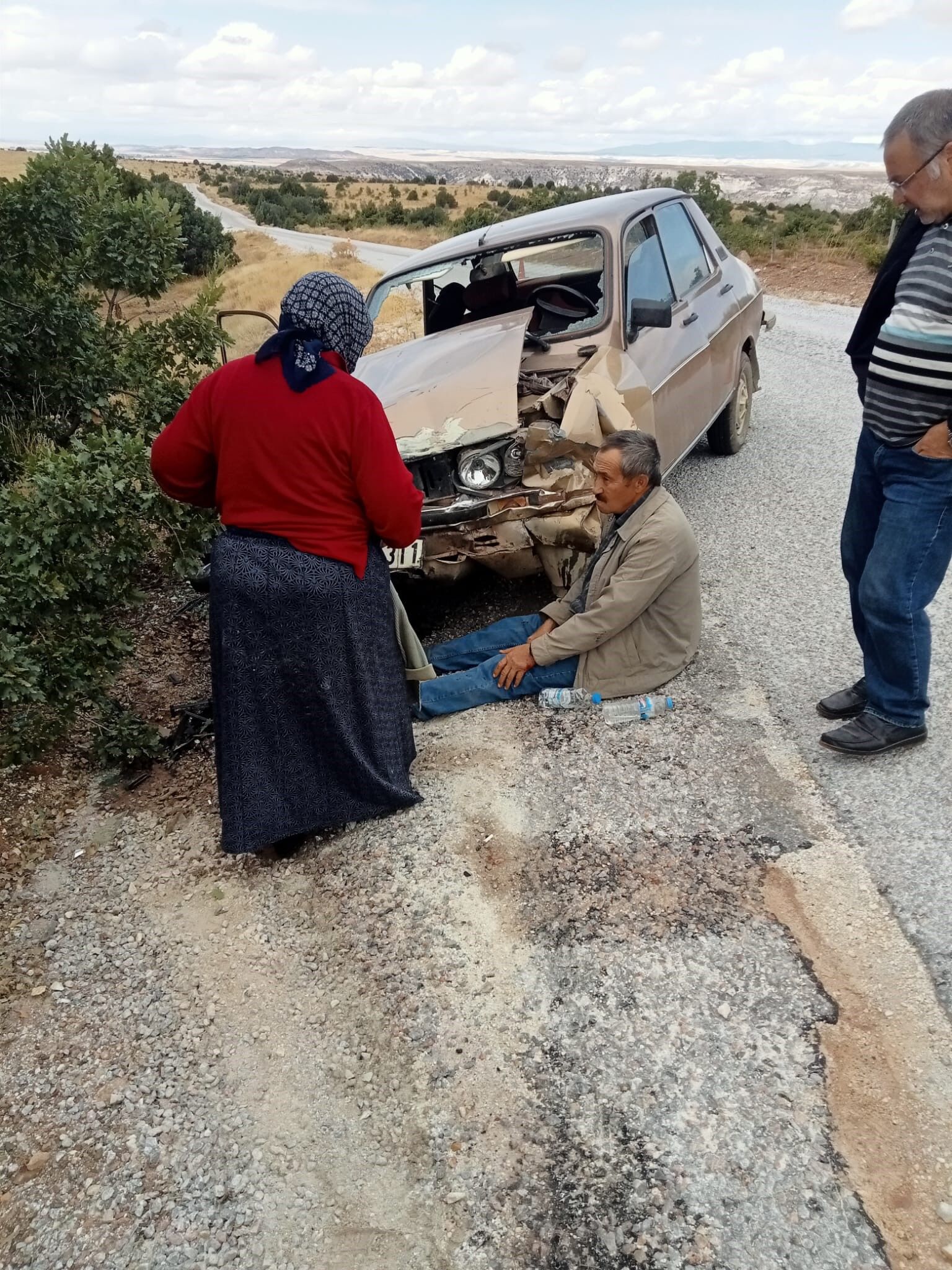 araba kazası, trafik kazası,  kaza