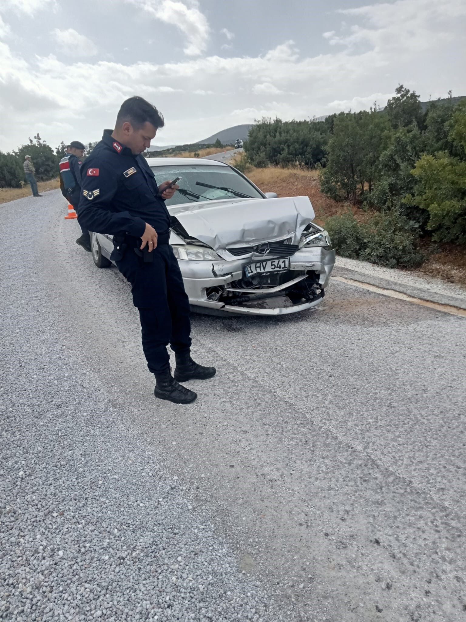 Eskişehir'de İki Otomobilin Çarpıştığı Kazada Yaralılar Var