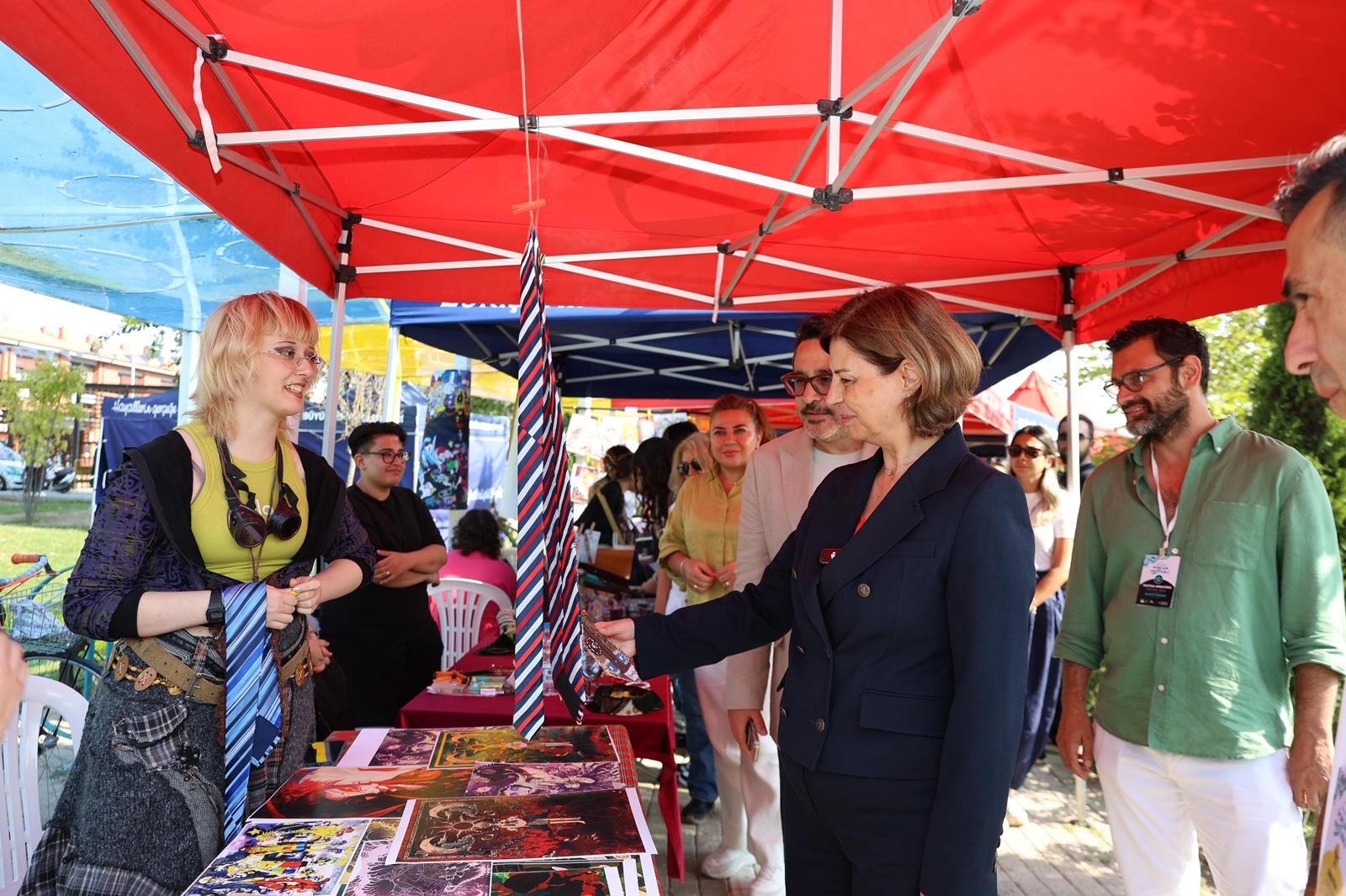 Porsuk Festi̇vali̇’nde Sümerpark Sanatin Buluşma Noktası