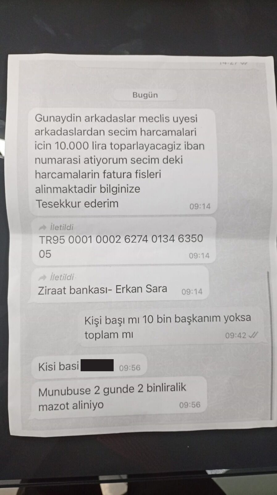 CHP İL BAŞKANI VOLKAN ENVER KILIÇ’TAN ŞOK İDDİA