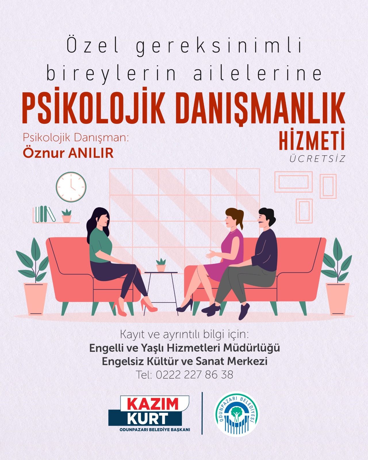 Odunpazarı’ndan özel gereksinimli bireylerin annelerine psikolojik danışmanlık desteği