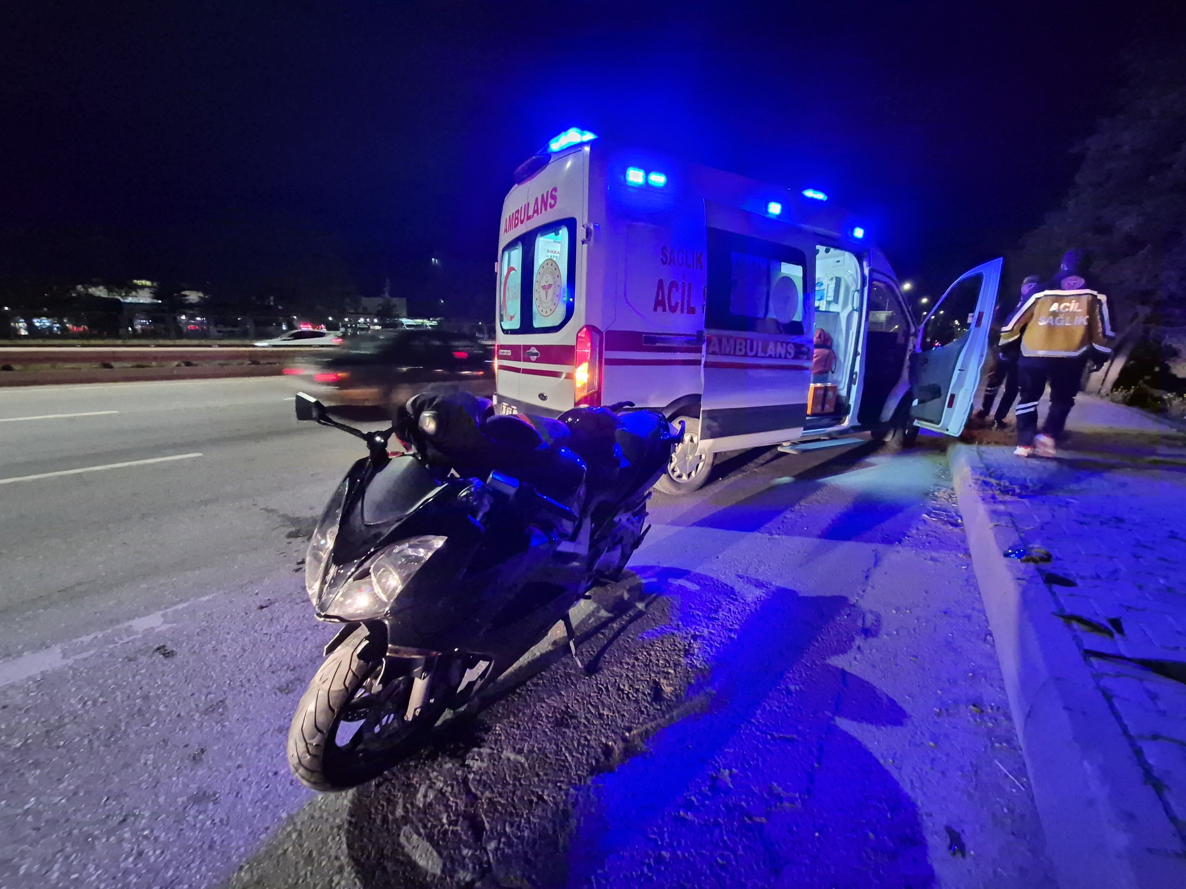 Eskişehir'de motosiklet kazası