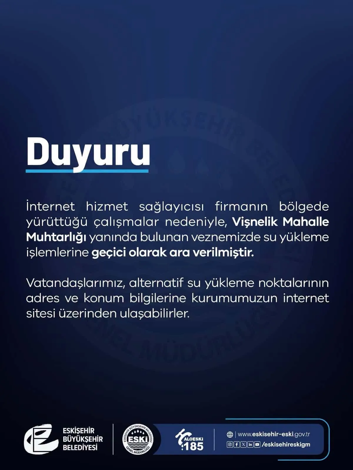 Eski Su Yukleme