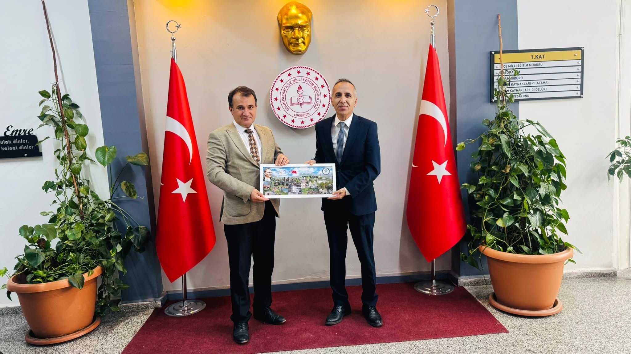 ESKERDER’den Odunpazarı İlçe Millî Eğitim Müdürü Barış Hancı’ya "Hayırlı Olsun" Ziyareti